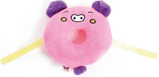 Produktbild von Martin Sellier Hundespielzeug Plüsch Donut Schwein Rosa