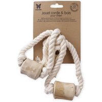 Produktbild von Martin Sellier Hundespielzeug Super 8 aus Holz und Flossseil