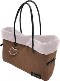 Produktbild von Martin Sellier Hundetragetasche Chic Mystic aus Stoff in Beige und Braun