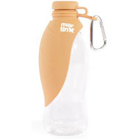 Produktbild von Martin Sellier Hundewasserflasche Blatt Design Gelb Transparent
