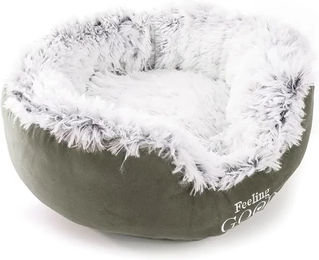 Martin Sellier Igloo Hundekorb und Katzenhöhle aus Fell in Braun 40 cm – Bild 1 von 2