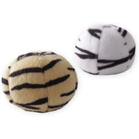 Produktbild von Martin Sellier Katzenball Leopardenmuster aus Plüsch in Bunt und Beige