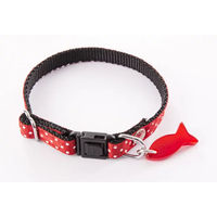 Produktbild von Martin Sellier Katzenhalsband mit Punktmuster in Rot Bicolore