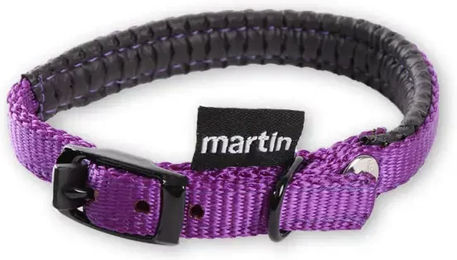 Produktbild von Martin Sellier Komfort-Halsband für Hunde aus Nylon in Lila Größe M