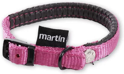 Produktbild von Martin Sellier Komfort-Halsband für Hunde aus Nylon in Rosa Größe M