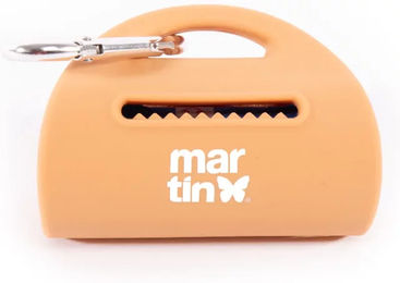 Produktbild von Martin Sellier Kotbeutelspender aus Silikon in Gelb und Beige