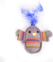 Produktbild von Martin Sellier Kuscheltier Küken für Katzen aus Plüsch in Blau und Bunt