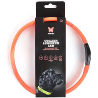 Produktbild von Martin Sellier LED-Hundehalsband in Orange