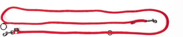 Martin Sellier Multifunktions-Doppelleine für Hunde aus Nylon in Rot – Bild 1 von 2