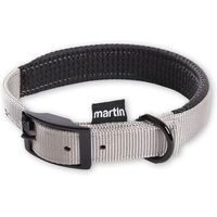 Produktbild von Martin Sellier Nylon-Komfort-Halsband für Hunde Grau 25-55 cm