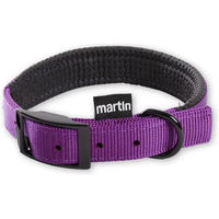 Produktbild von Martin Sellier Nylon-Komfort-Halsband für Hunde Lila 25mm-55cm