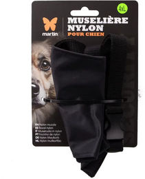 Produktbild von Martin Sellier Nylon Maulkorb für Hunde in Schwarz