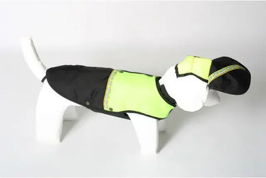 Martin Sellier Oliver Hundemantel Winter Schwarz Bunt – Bild 1 von 1