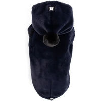 Produktbild von Martin Sellier Palace Hundemantel Winter wasserabweisend mit Plüsch in Blau oder Schwarz Größe XS