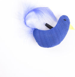 Martin Sellier Plüschspielzeug Huhn für Katzen in Blau – Bild 1 von 1
