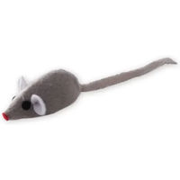 Produktbild von Martin Sellier Plüschspielzeug für Katzen Maus Grau 12er Pack