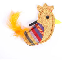 Produktbild von Martin Sellier Plüschspielzeug Huhn für Katzen in Gelb und Bunt