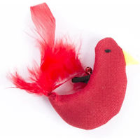 Produktbild von Martin Sellier Plüschspielzeug Huhn für Katzen in Rot