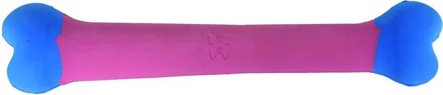 Martin Sellier Rubb'N'Color Kauspielzeug für Hunde aus Naturkautschuk bunt mit Zahnpflegefunktion - 15,2 cm – Bild 1 von 2