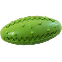 Produktbild von Martin Sellier Rubb'n Dental Rugby Hundespielzeug aus Gummi Grün Größe M