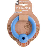 Produktbild von Martin Sellier Rubb'n Hundespielzeug mit Snackring aus Naturkautschuk Blau
