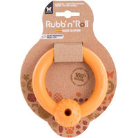Produktbild von Martin Sellier Rubb'n Hundespielzeug mit Snackring aus Naturkautschuk in Orange
