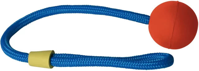 Martin Sellier Rubb N Roll Ball Seilspielzeug aus Naturkautschuk für Hunde in Bunt – Bild 1 von 2