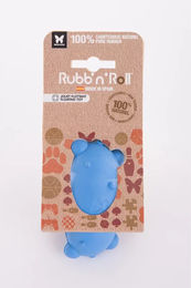 Martin Sellier Rubb'n Roll Cluster Kauspielzeug aus Gummi für Hunde in Blau – Bild 1 von 4