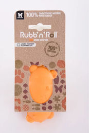 Martin Sellier Rubb'n Roll Cluster Kauspielzeug aus Gummi für Hunde in Orange – Bild 1 von 3