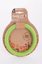 Martin Sellier Rubb'n Roll Hundespielzeug Ring aus Naturkautschuk Grün – Bild 1 von 1