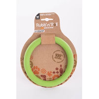Produktbild von Martin Sellier Rubb'n Roll Hundespielzeug Ring aus Naturkautschuk Grün