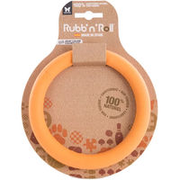 Produktbild von Martin Sellier Rubb'n Roll Hundespielzeug Ring aus Naturkautschuk Orange