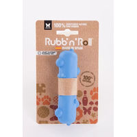 Produktbild von Martin Sellier Rubb'n Roll Stem Kauspielzeug für Hunde aus Naturkautschuk Blau