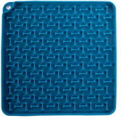 Produktbild von Martin Sellier Schleckmatte aus Silikon als Intelligenzspielzeug Blau 20 cm