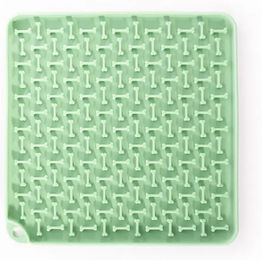 Produktbild von Martin Sellier Schleckmatte aus Silikon als Intelligenzspielzeug in Grün