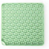 Produktbild von Martin Sellier Schleckmatte aus Silikon als Intelligenzspielzeug in Grün