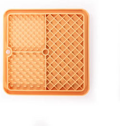 Produktbild von Martin Sellier Schleckmatte Trio aus Silikon in Gelb und Orange