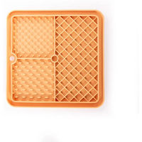 Produktbild von Martin Sellier Schleckmatte Trio aus Silikon in Gelb und Orange