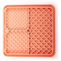 Produktbild von Martin Sellier Schleckmatte Trio aus Silikon in Rosa und Orange