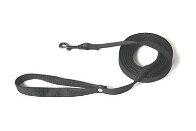 Martin Sellier Schleppleine für Hunde aus Nylon Schwarz 3 Meter – Bild 1 von 2