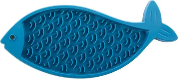 Produktbild von Martin Sellier Silikon Lickmatte Fisch Blau