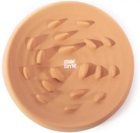 Produktbild von Martin Sellier Slow Feeder Hundenapf aus Silikon in Gelb oder Beige