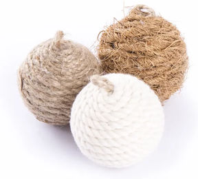 Produktbild von Martin Sellier Spielball für Katzen aus Seil in Bunt und Natur