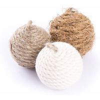 Produktbild von Martin Sellier Spielball für Katzen aus Seil in Bunt und Natur