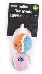 Produktbild von Martin Sellier Tennisball für Hunde bunt 65 mm 2er Pack