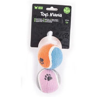Produktbild von Martin Sellier Tennisball für Hunde bunt 65 mm 2er Pack