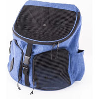 Produktbild von Martin Sellier Tragetasche Transportbox für Hund und Katze aus Polyester Blau