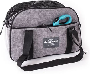 Produktbild von Martin Sellier Transportbox Bowling Tragetasche für Hund und Katze aus Stoff Grau 48 cm