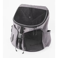 Produktbild von Martin Sellier Transportbox Rucksack für Hunde und Katzen Grau aus Polyester