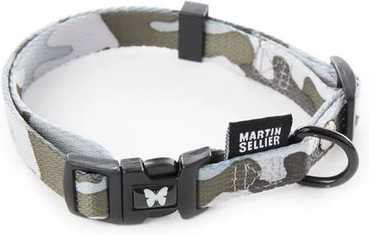 Martin Sellier Verstellbares Hundehalsband aus Nylon Camouflage Grau M – Bild 1 von 2